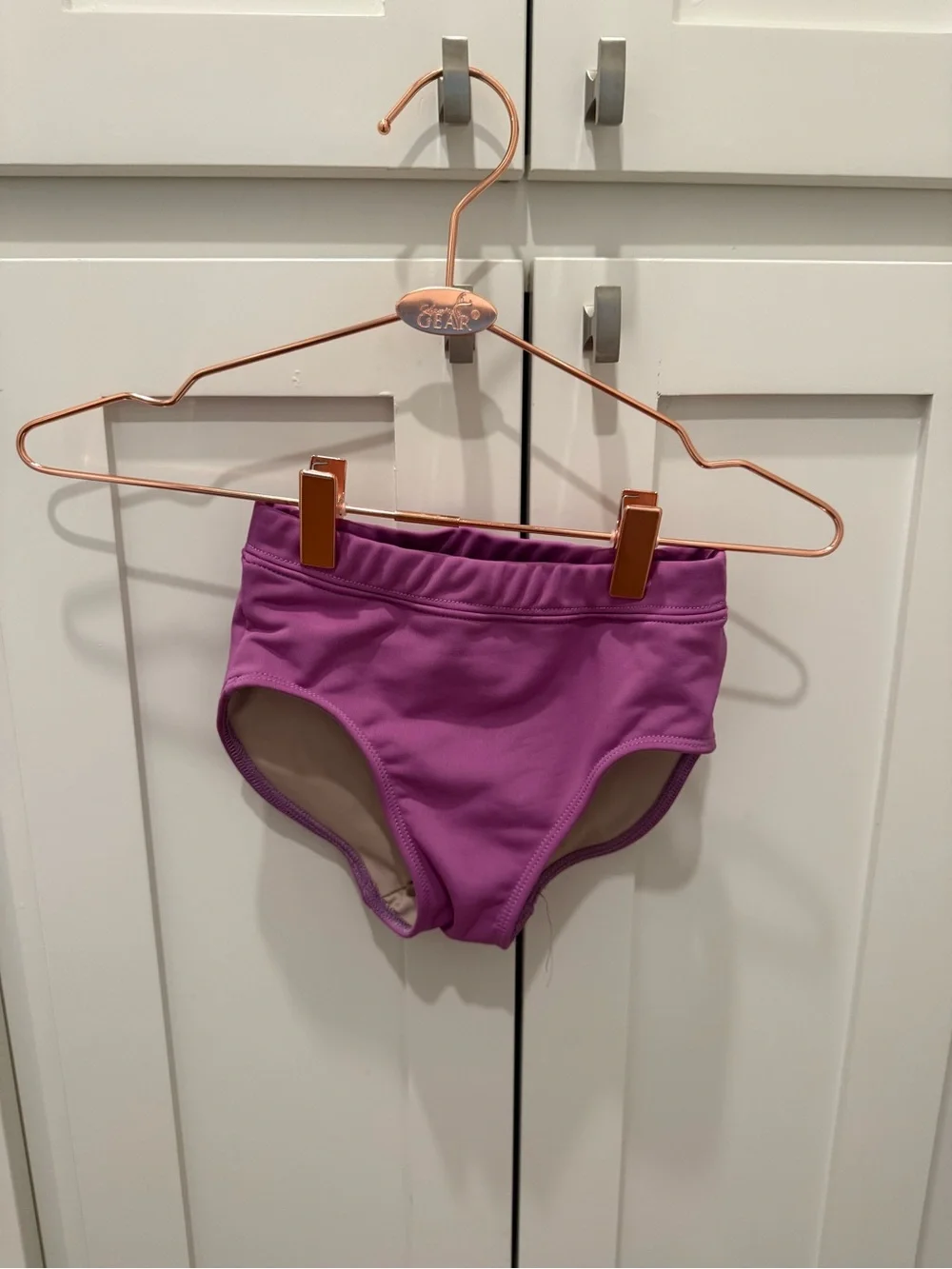 Classic Purple Kids Dance Briefs by